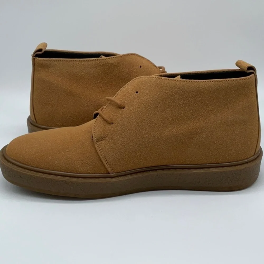 Boohoo Man Gum soled desert boot brown